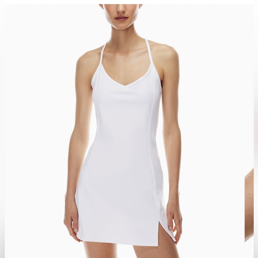 TNA SLICK White Court Dress